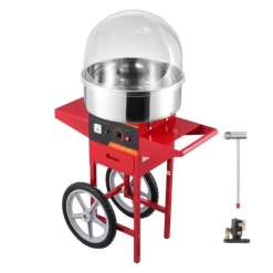 1000W Elektrisk Bomuldsslikmaskine - Kommerciel Candy Floss Maskine til Fester og Arrangementer New