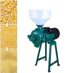 2200W Elektrisk Fodermølle, Justerbar Tykkelse, Effektiv Køling,grøn Hot