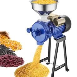 3000W elektrisk kornkværn, majshvedemel mølle, tørkværn med høj effektivitet og hurtig malingshastighed. Outlet