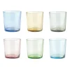 Water Glass 34,5cl Mixed Colors, 6-pack - Aida Outlet