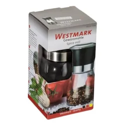 Krydderikværne>Westmark Glas Krydderikværn Sort/Transparent