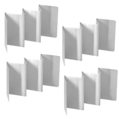 W-formet tacoholder i rustfrit stål til restauranter og kantiner New