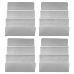 W-formet tacoholder i rustfrit stål til restauranter og kantiner New