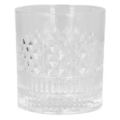 Whiskyglas 300 ml Livsmedelsklassat hållbart glas snidat mönster Ofta använt bourbonglas för whiskykaffe te Discount