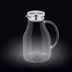 Wilmax Stor 2,5 L Borosilikatglaskande med metallåg Discount