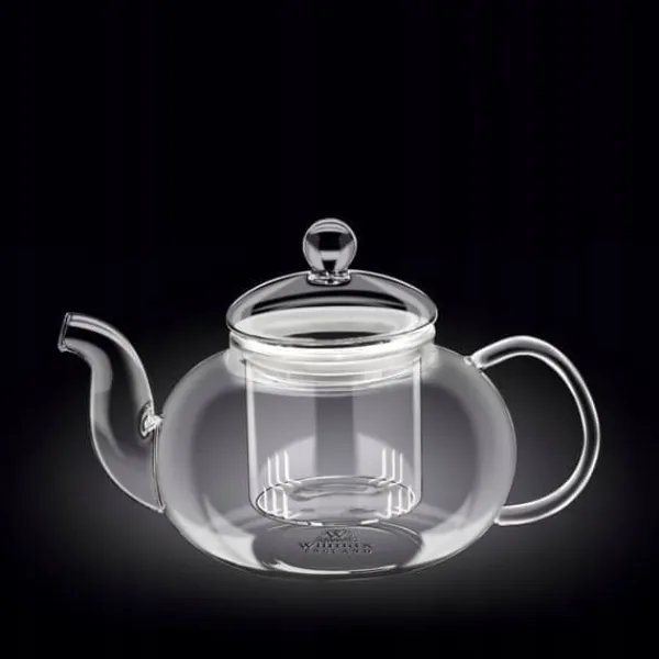 Tebryggere>Wilmax tekande i glas 1,2 l med glassi – komfursikker