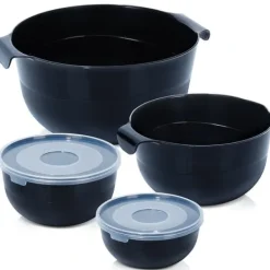 4x Køkkenblandings-, piske- og opbevaringsskålesæt Clearance