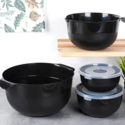 4x Køkkenblandings-, piske- og opbevaringsskålesæt Clearance