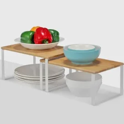 2x Kryddställ - Stapelbar Köksarrangör - Kryddhållare Clearance