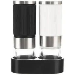 2x Peber, Salt, Krydderikværn Sæt med Stativ Outlet