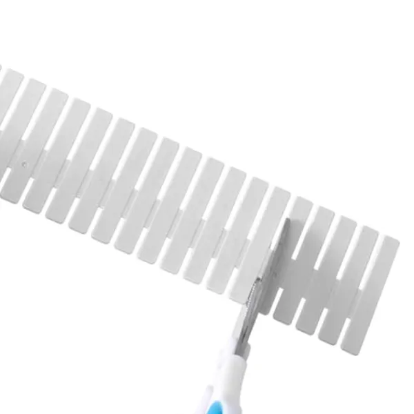 8x Skillevægge til Organisering af Skuffer - Hvid Discount