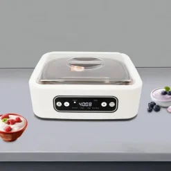 Yoghurtmaskine - Yogurt Maker - 20 W - Temperaturkontrol - 9 kopper New