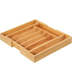 Zassenhaus bestikindsats, udtrækkelig, 34,5-47,5 x 40,5 x 6 cm, bambus Online